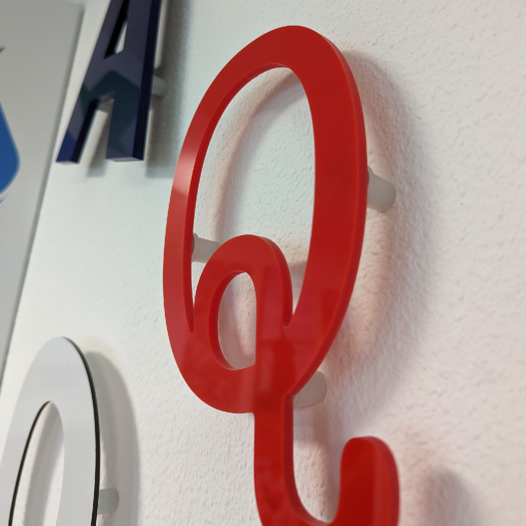 Acrylaat freesletter