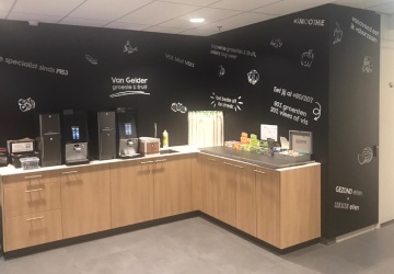Stickervinyl zwart dibond